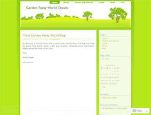 Tablet Screenshot of gardenpartyworldnews.wordpress.com