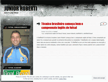 Tablet Screenshot of juniorroberti.wordpress.com