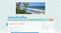 Desktop Screenshot of mexicanbeachbum.wordpress.com