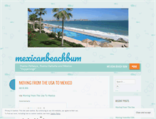 Tablet Screenshot of mexicanbeachbum.wordpress.com