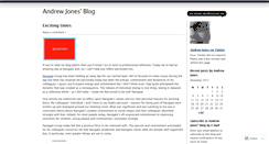 Desktop Screenshot of andrewjones123.wordpress.com
