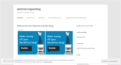 Desktop Screenshot of optimierungseoblog.wordpress.com