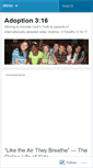 Mobile Screenshot of adoption316.wordpress.com