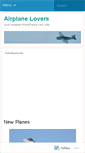 Mobile Screenshot of airplanegeeks.wordpress.com