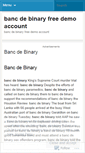 Mobile Screenshot of cart2.bancdebinaryfreedemoaccount.wordpress.com