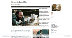 Desktop Screenshot of interspecies.wordpress.com