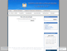 Tablet Screenshot of iemlibertad.wordpress.com