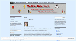 Desktop Screenshot of petsmedicalandhealth.wordpress.com