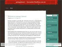 Tablet Screenshot of gettingunbored.wordpress.com