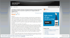 Desktop Screenshot of mysociologyproject.wordpress.com