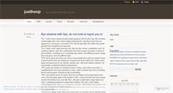 Desktop Screenshot of justhoop.wordpress.com