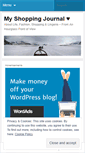 Mobile Screenshot of myshoppingjournal.wordpress.com