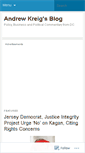 Mobile Screenshot of andrewkreig.wordpress.com