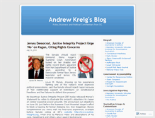 Tablet Screenshot of andrewkreig.wordpress.com