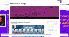Desktop Screenshot of fernandezdepalleja.wordpress.com