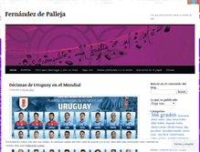 Tablet Screenshot of fernandezdepalleja.wordpress.com