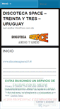 Mobile Screenshot of discotecaspace33.wordpress.com