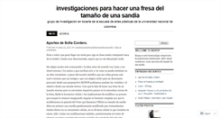 Desktop Screenshot of comohacerunafresadeltamanodeunasandia.wordpress.com