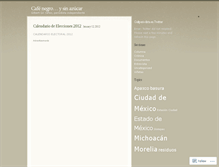 Tablet Screenshot of cafenegrosinazucar.wordpress.com