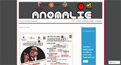 Desktop Screenshot of anomalie2010.wordpress.com