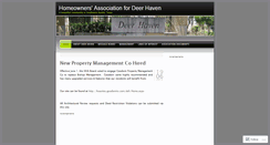 Desktop Screenshot of deerhavenhoa.wordpress.com