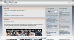 Desktop Screenshot of blogdacoroa.wordpress.com