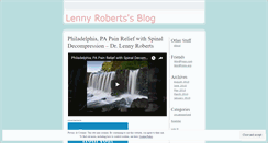 Desktop Screenshot of lennyroberts1.wordpress.com