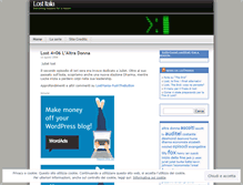 Tablet Screenshot of lostitalia.wordpress.com