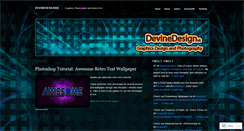 Desktop Screenshot of devinedesignuk.wordpress.com