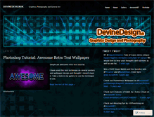 Tablet Screenshot of devinedesignuk.wordpress.com