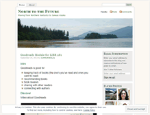 Tablet Screenshot of northtothefuture.wordpress.com