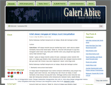 Tablet Screenshot of galeriabiee.wordpress.com