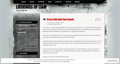 Desktop Screenshot of lashingsofliam.wordpress.com