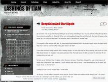 Tablet Screenshot of lashingsofliam.wordpress.com