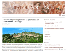 Tablet Screenshot of historiadelarteblog.wordpress.com