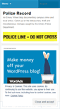 Mobile Screenshot of policebeat.wordpress.com