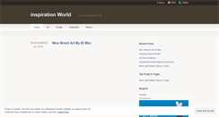 Desktop Screenshot of inspirationww.wordpress.com