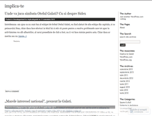 Tablet Screenshot of implicare.wordpress.com
