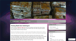 Desktop Screenshot of batiksolohadiningrat.wordpress.com