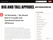 Tablet Screenshot of bigntallapparel.wordpress.com