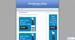 Desktop Screenshot of brooktrails.wordpress.com