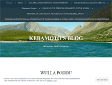 Tablet Screenshot of kebamoto.wordpress.com