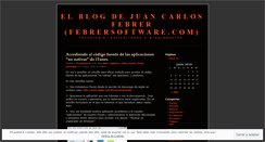 Desktop Screenshot of febrer.wordpress.com