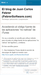 Mobile Screenshot of febrer.wordpress.com