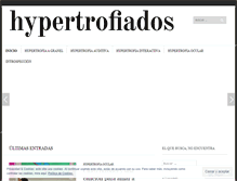 Tablet Screenshot of hypertrofiados.wordpress.com