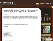 Tablet Screenshot of ceriterarif.wordpress.com