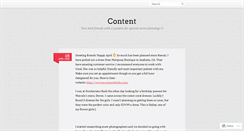 Desktop Screenshot of contentevent.wordpress.com