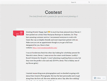Tablet Screenshot of contentevent.wordpress.com