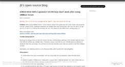 Desktop Screenshot of jbopensrc.wordpress.com