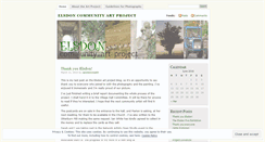 Desktop Screenshot of elsdonartproject.wordpress.com